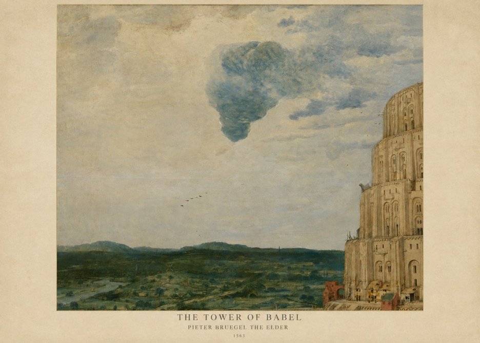 Pieter Bruegel The Tower of Babel VIII No6 - Poster