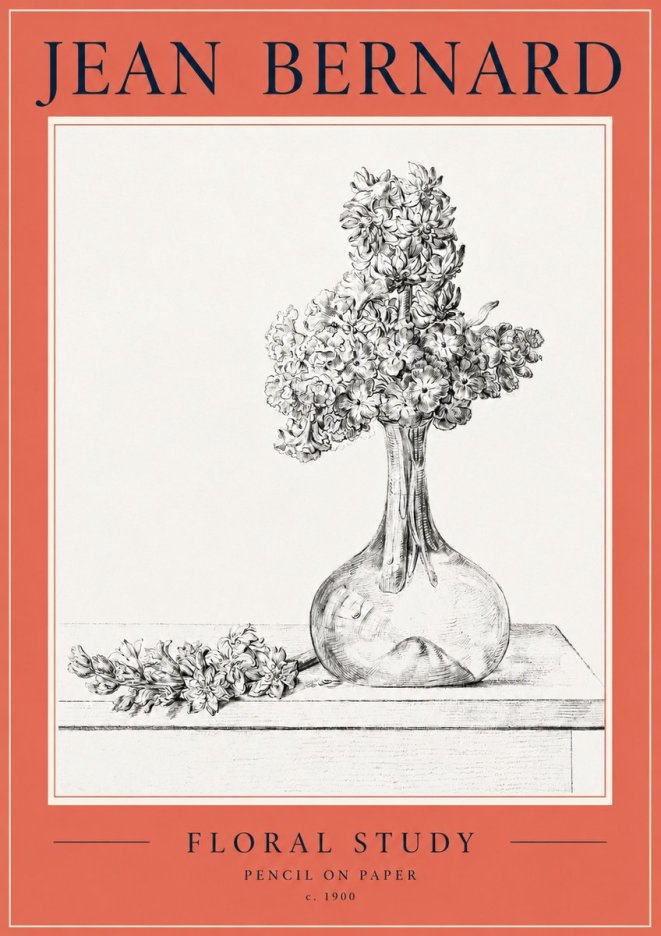 Jean Bernard Spring Blossoms No3 - Poster