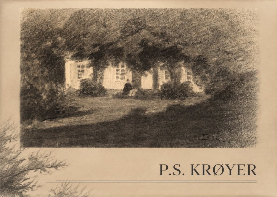 P.S. Krøyer Fra Krøyers Hus Og Have I Skagen No2 - Poster