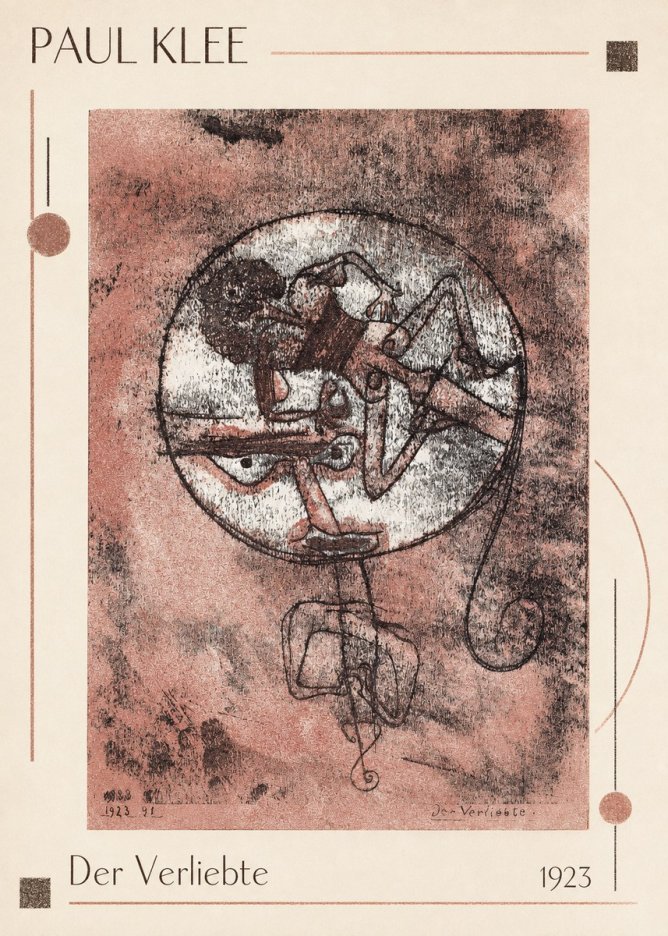 Paul Klee Der Verliebte I No1 - Poster