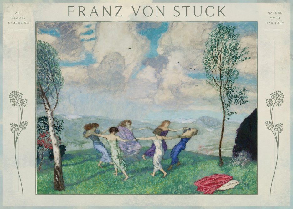 Franz von Stuck Spring Dance No2 - Poster