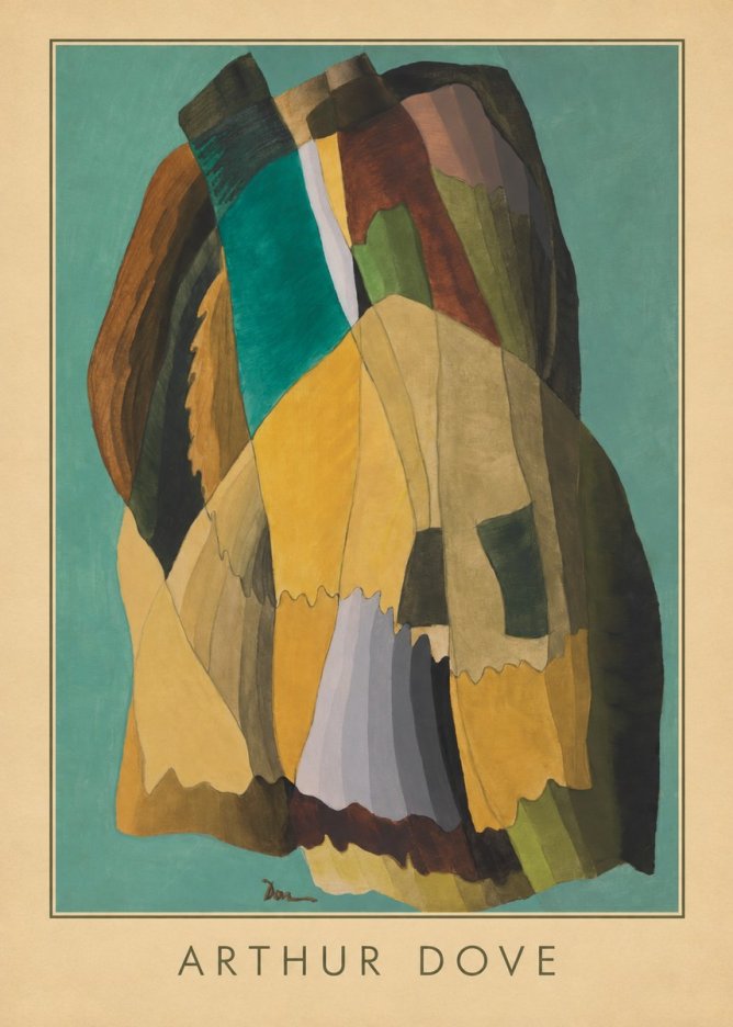 Arthur Dove Abstract Composition No4 - Poster