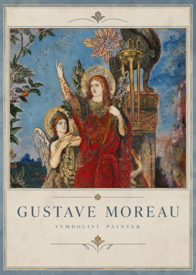Gustave Moreau The Apparition I No4 - Poster