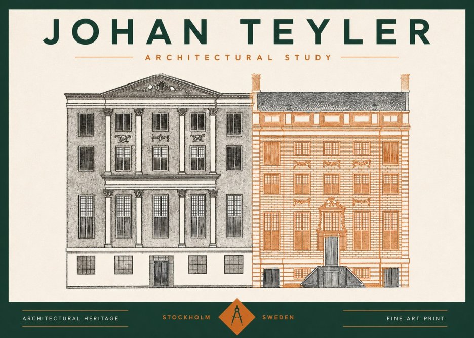 Johan Teyler Architectural Study III No2 - Poster