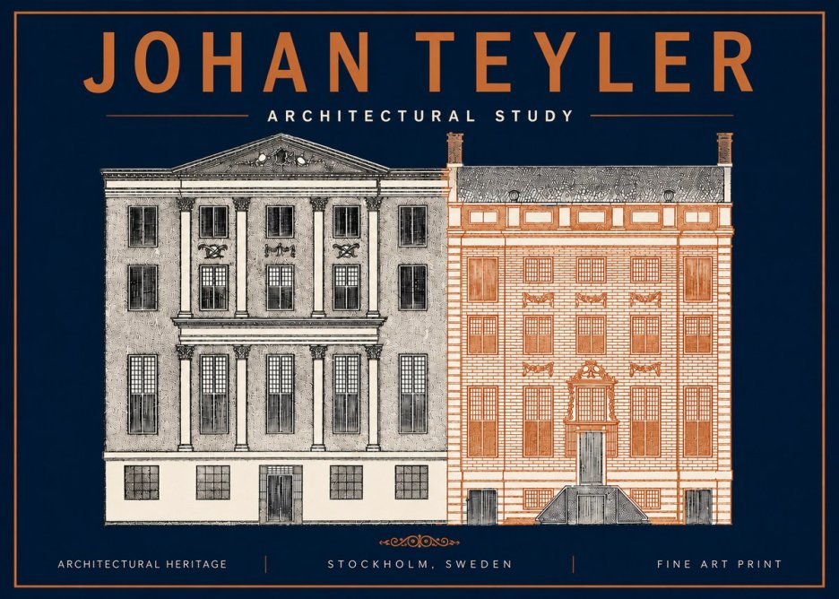 Johan Teyler Architectural Study III No4 - Poster