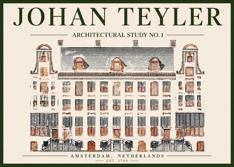 Johan Teyler Architectural Study No. 1 I No4 - Poster