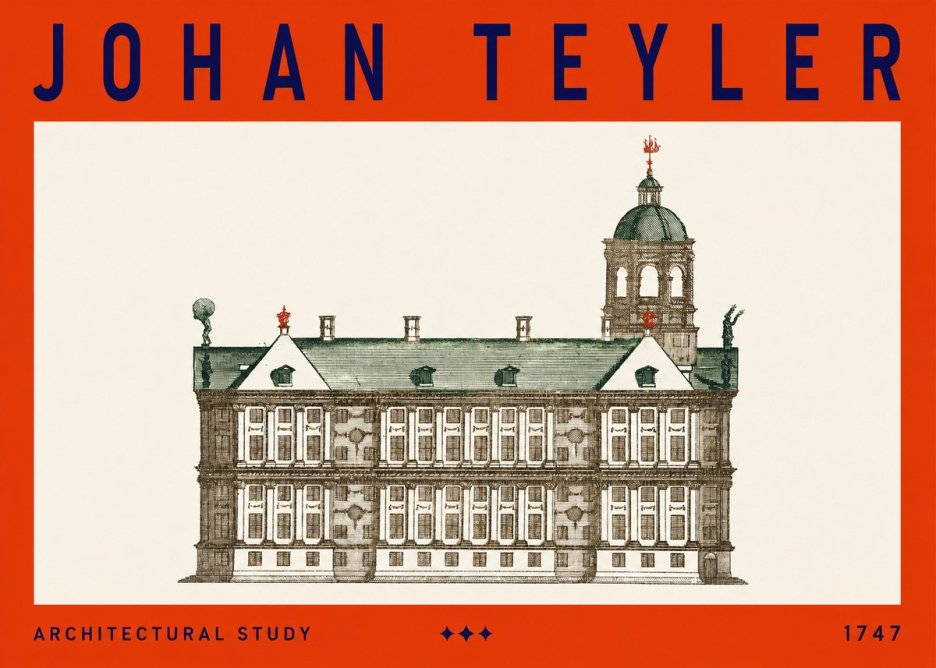 Johan Teyler Architectural Study V No3 - Poster