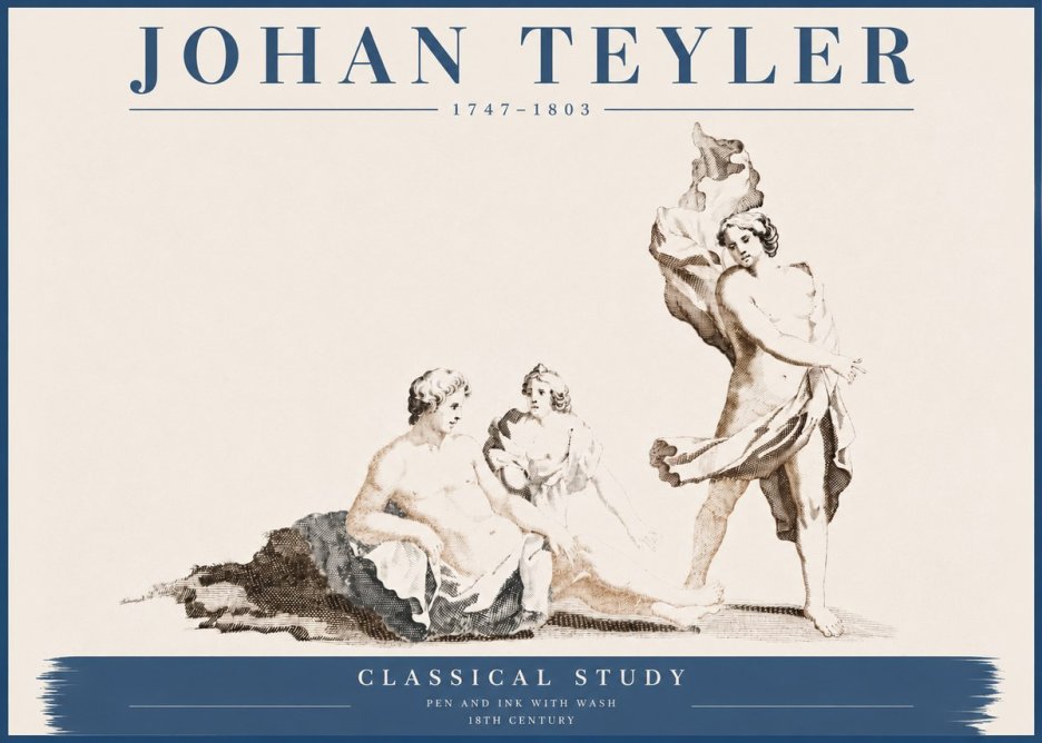 Johan Teyler Classical Study I No4 - Poster