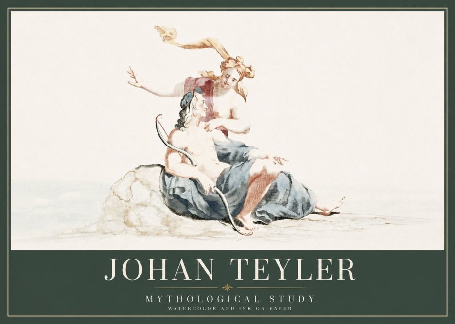 Johan Teyler Mythological Study No3 - Poster