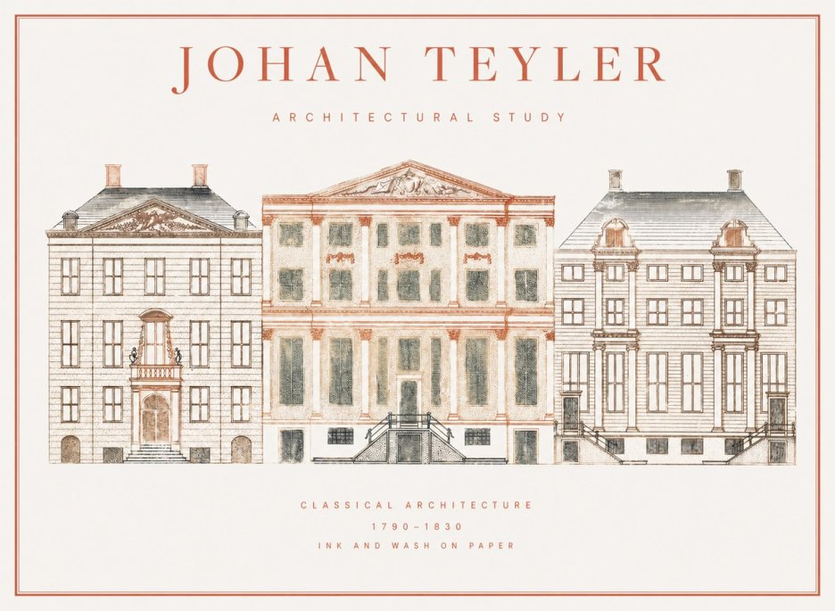 Johan Teyler Architectural Study IX No1 - Poster