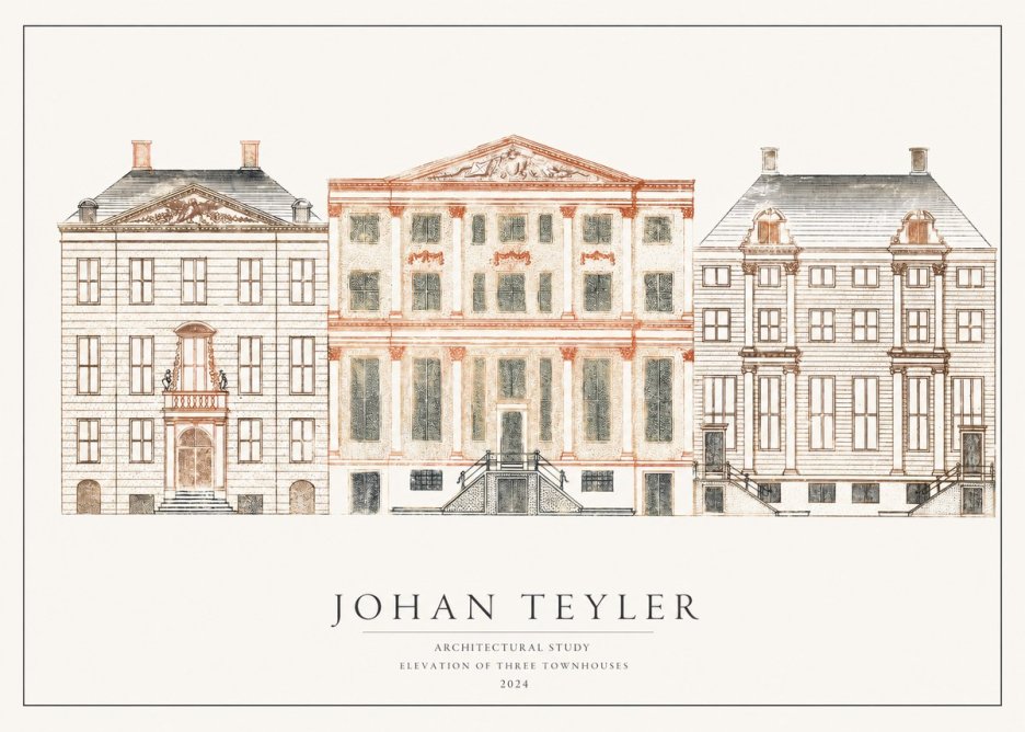 Johan Teyler Architectural Study IX No2 - Poster