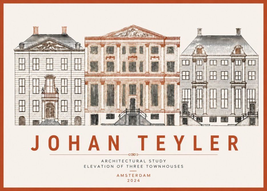 Johan Teyler Architectural Study IX No6 - Poster