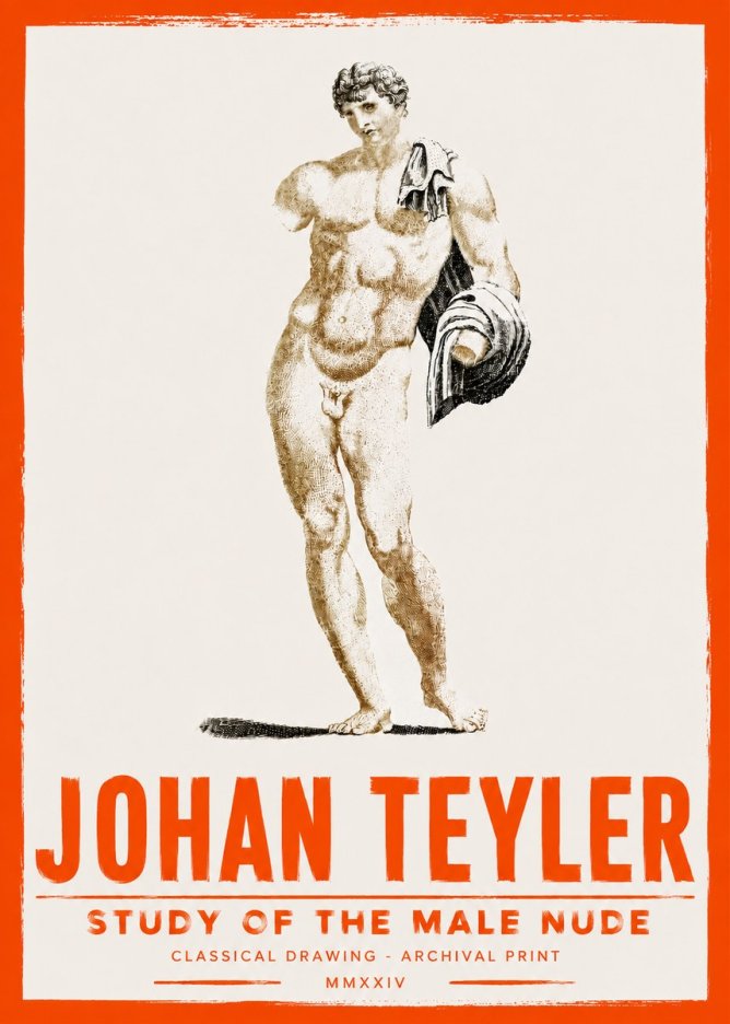 Johan Teyler Classical Study II No4 - Poster