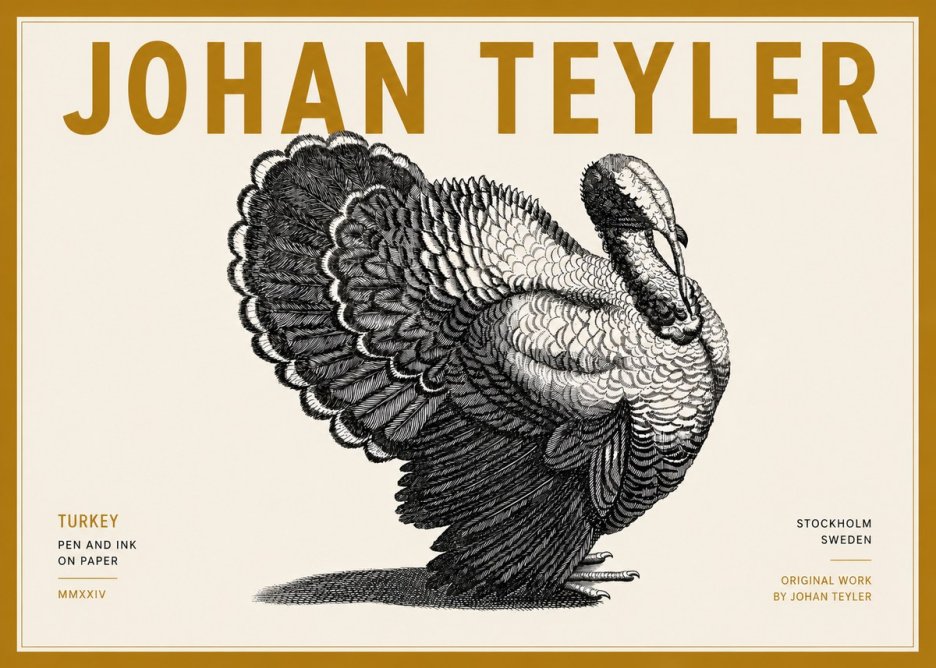 Johan Teyler Turkey No6 - Poster