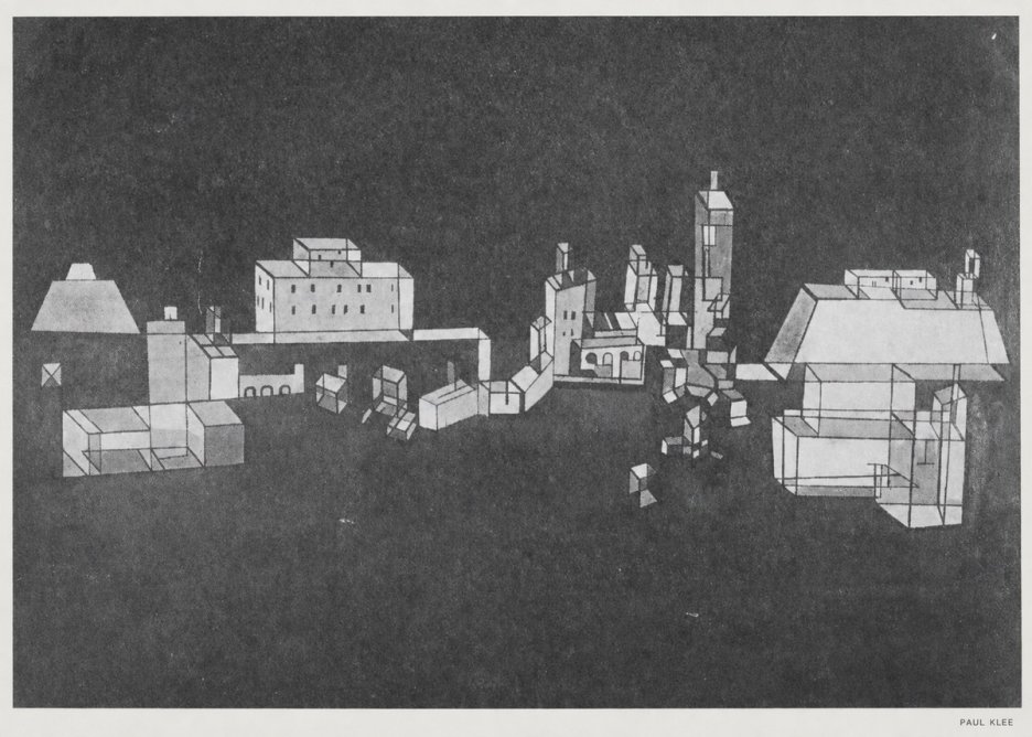 Paul Klee Architectural Forms No6 - Poster