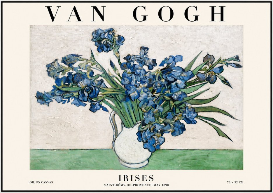 Van Gogh Irises II No6 - Poster
