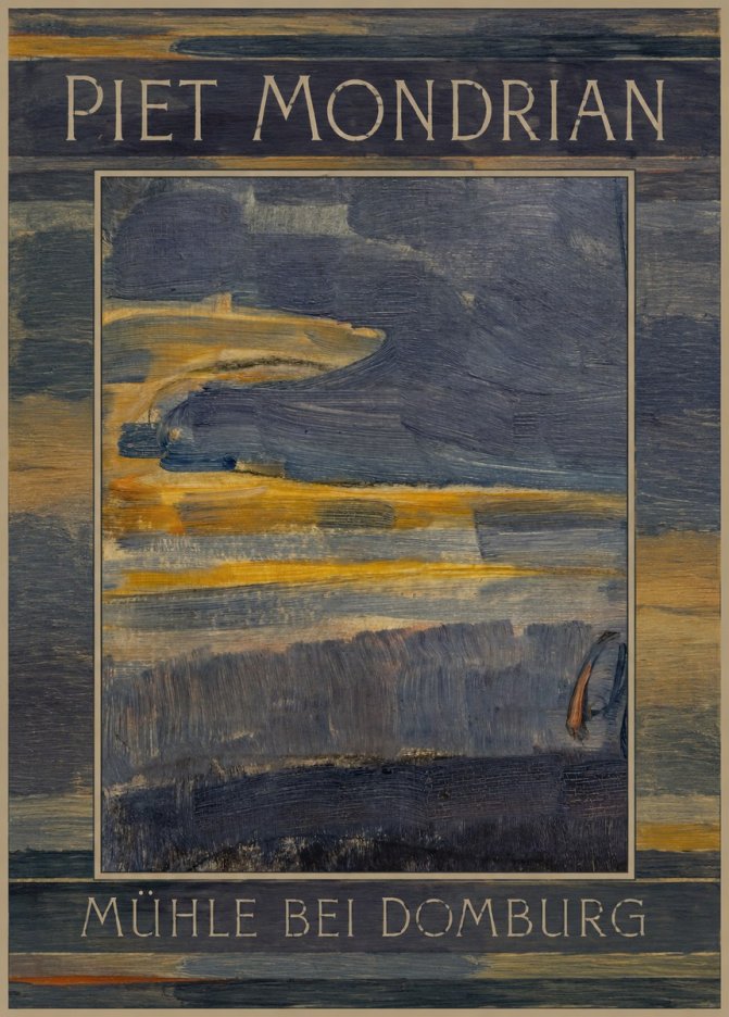 Piet Mondrian Mühle Bei Domburg No1 - Poster