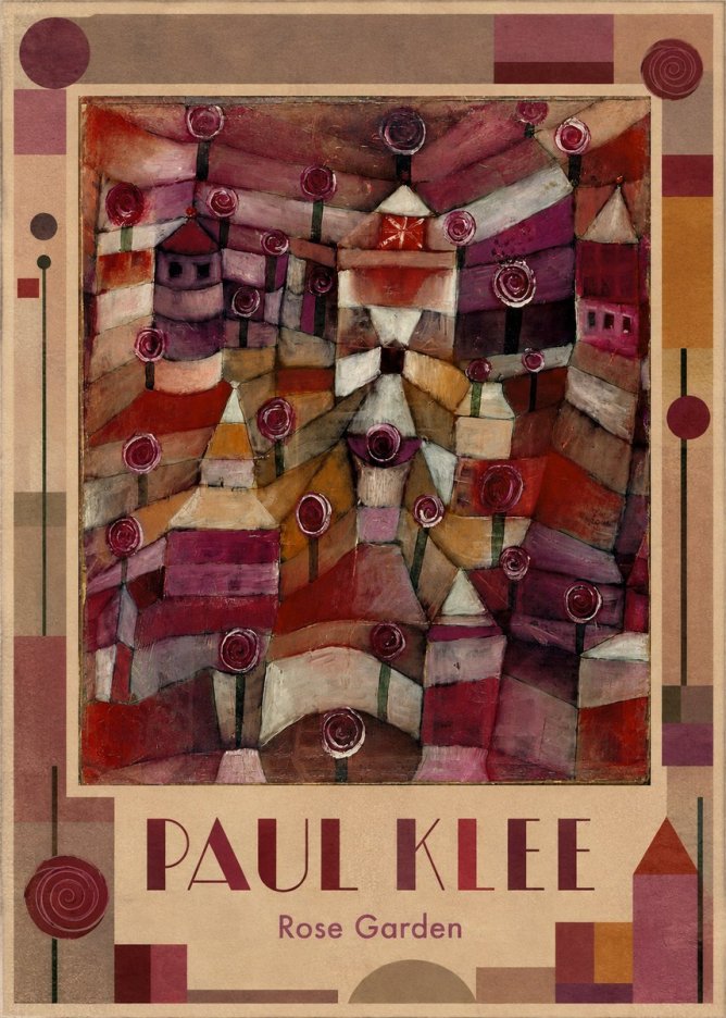 Paul Klee Rose Garden No1 - Poster