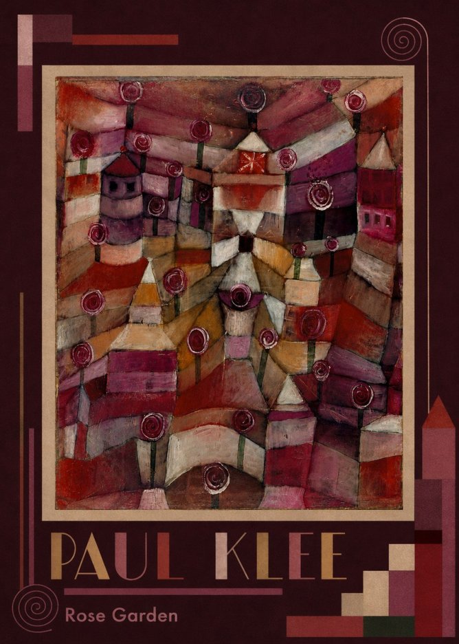 Paul Klee Rose Garden No5 - Poster