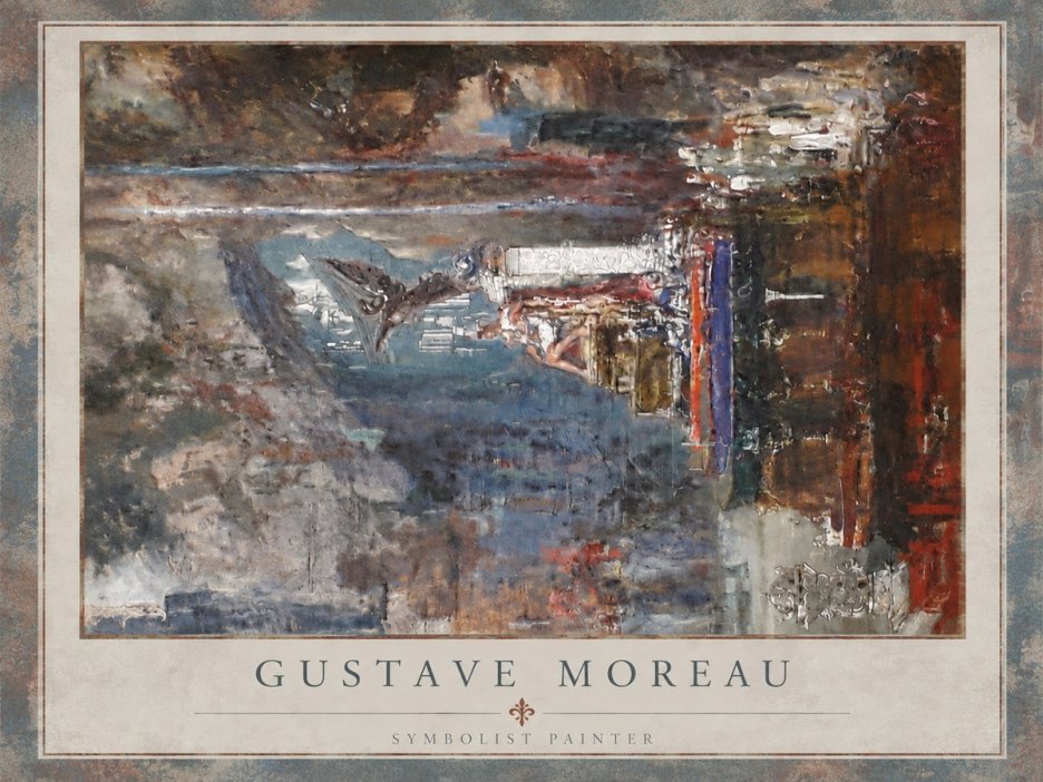 Gustave Moreau Visionary Composition No3 - Poster