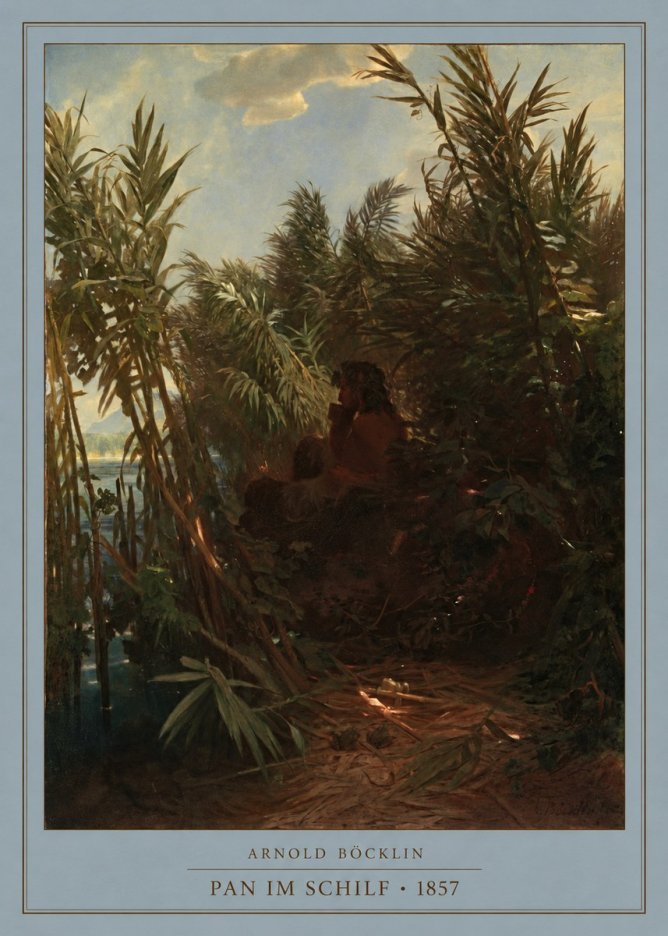Arnold Böcklin Pan Im Schilf No4 - Poster