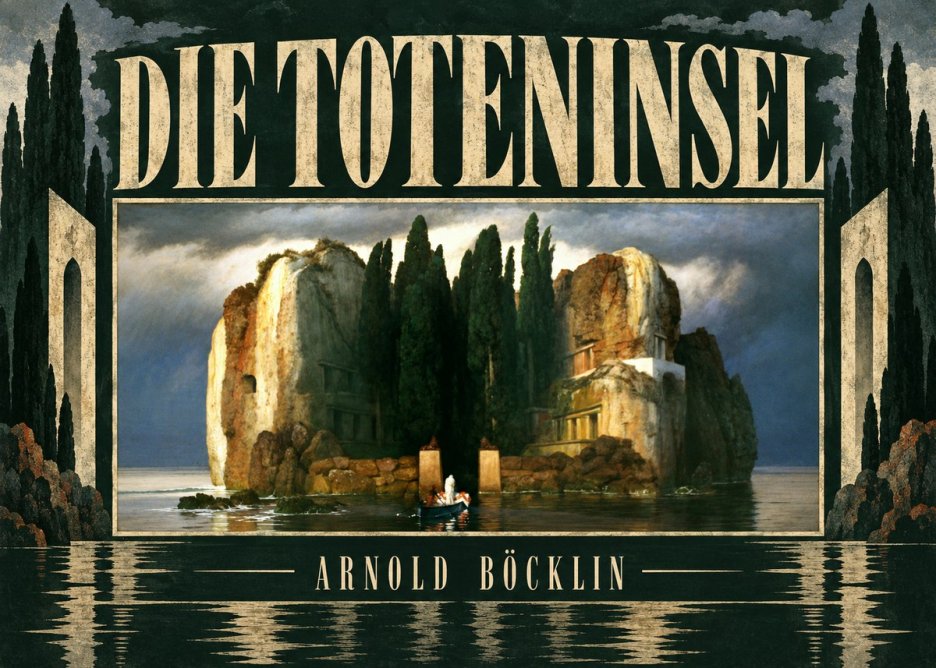Arnold Böcklin Die Toteninsel II No5 - Poster