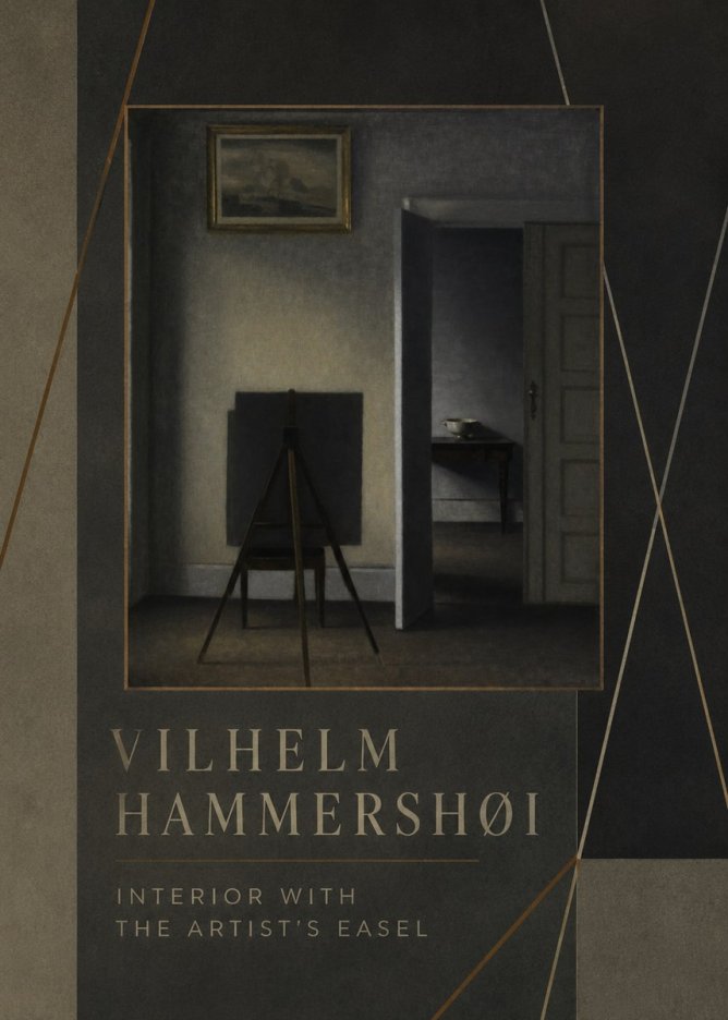 Vilhelm Hammershøi Interior with the Artist's Easel I No4 - Poster