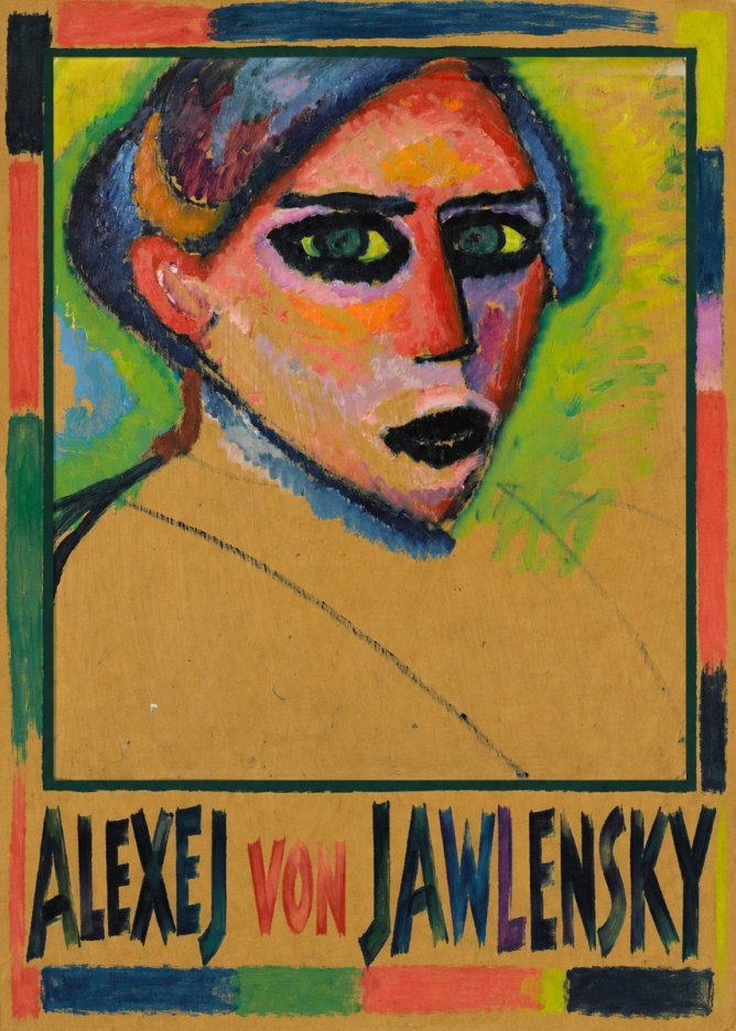 Alexej von Jawlensky Expressionist Head No1 - Poster