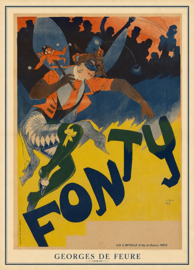 Georges de Feure Gonty No3 - Poster