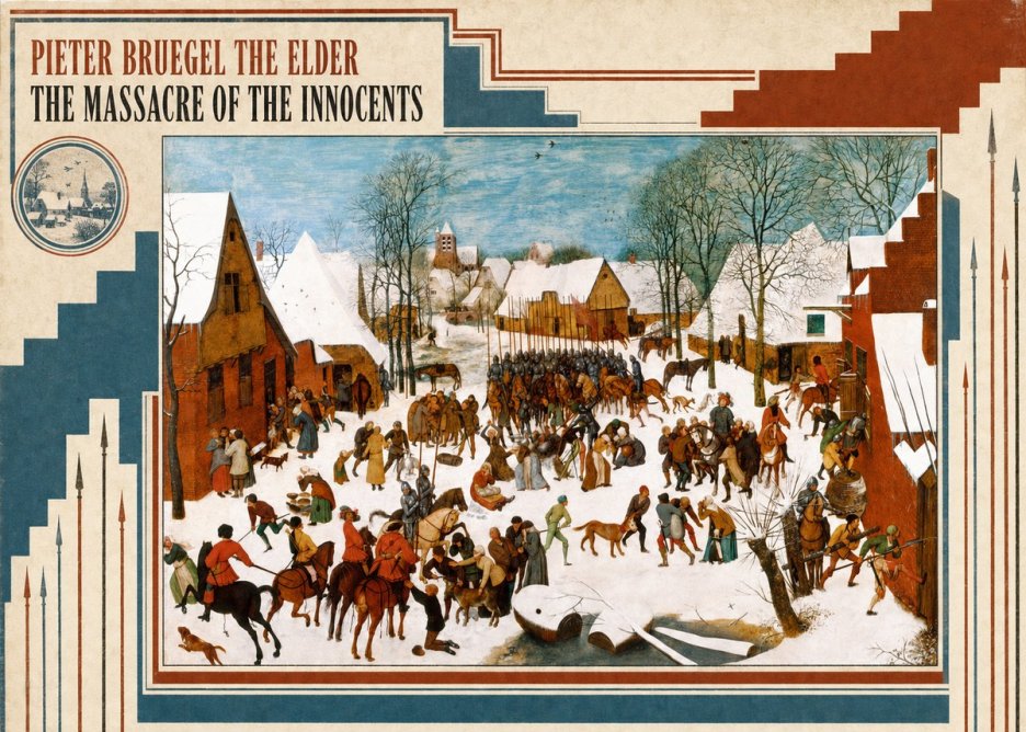 Pieter Bruegel The Massacre of the Innocents No4 - Poster