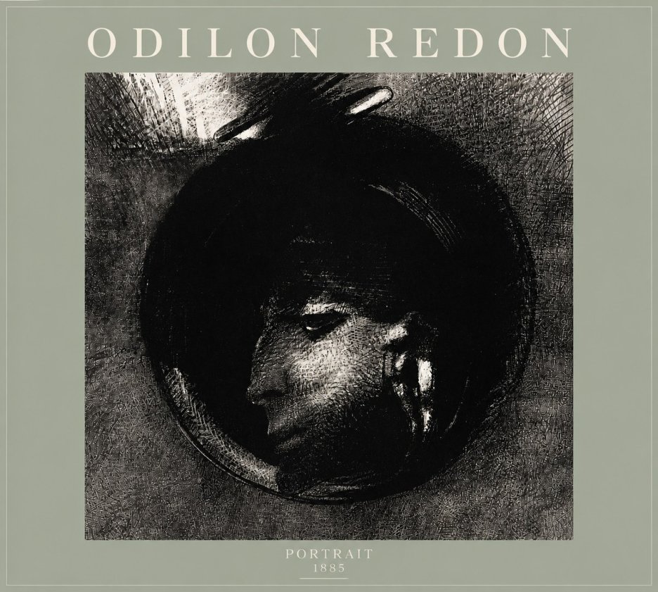 Odilon Redon Portrait No5 - Poster