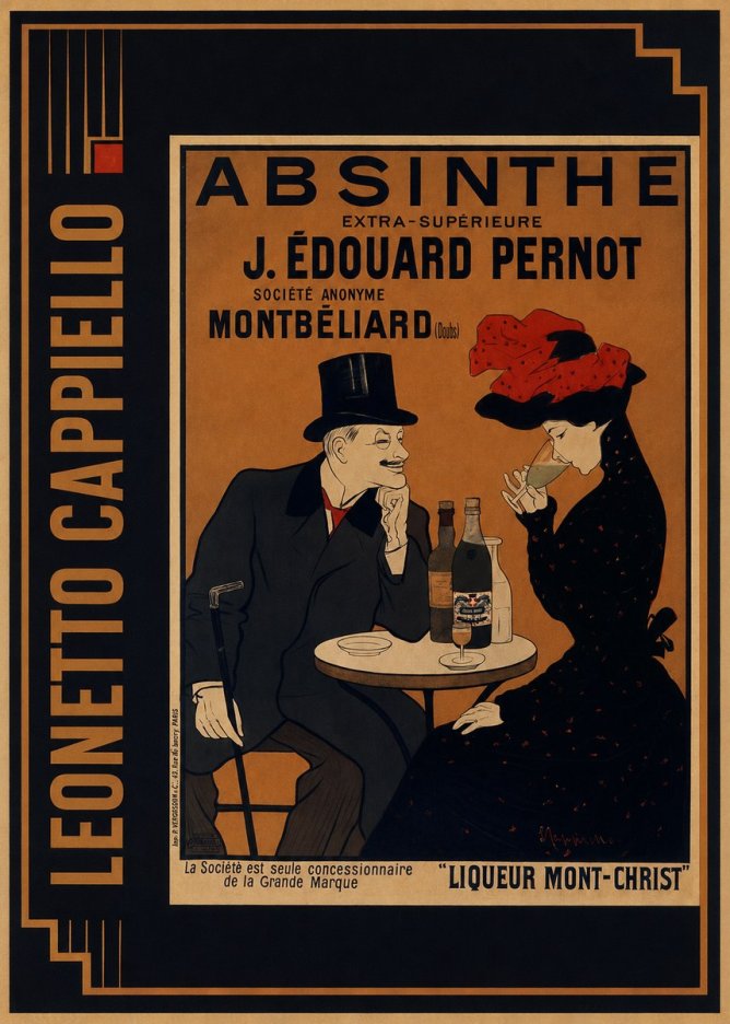 Leonetto Cappiello Absinthe J. Édouard Pernot No2 - Poster