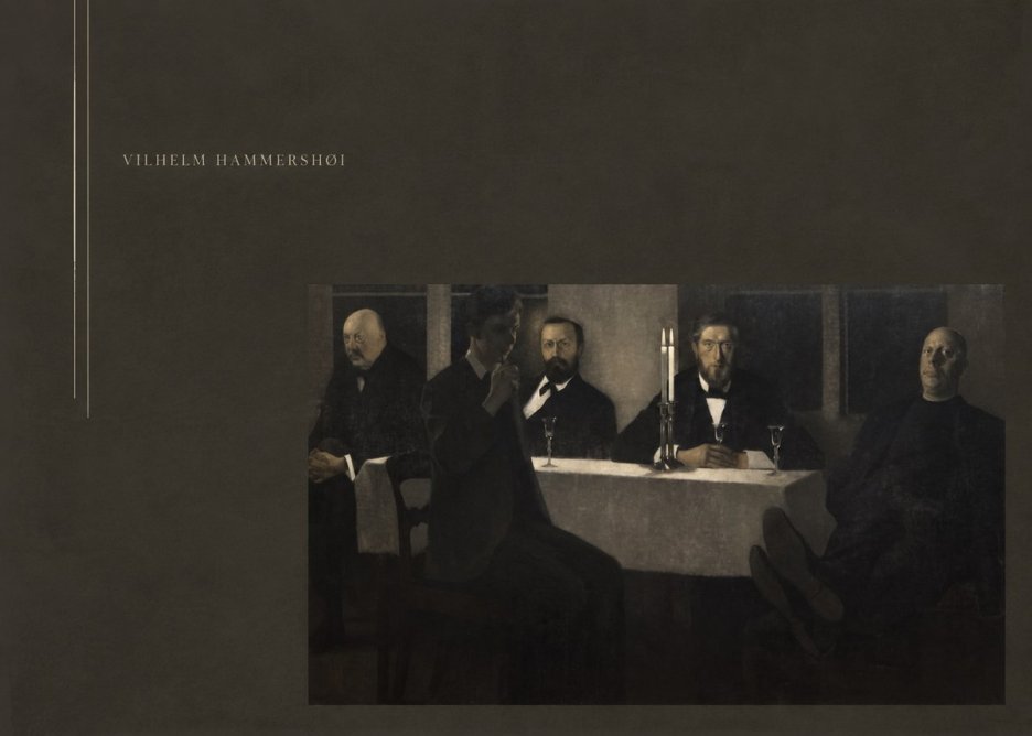 Vilhelm Hammershøi Five Portraits II No3 - Poster
