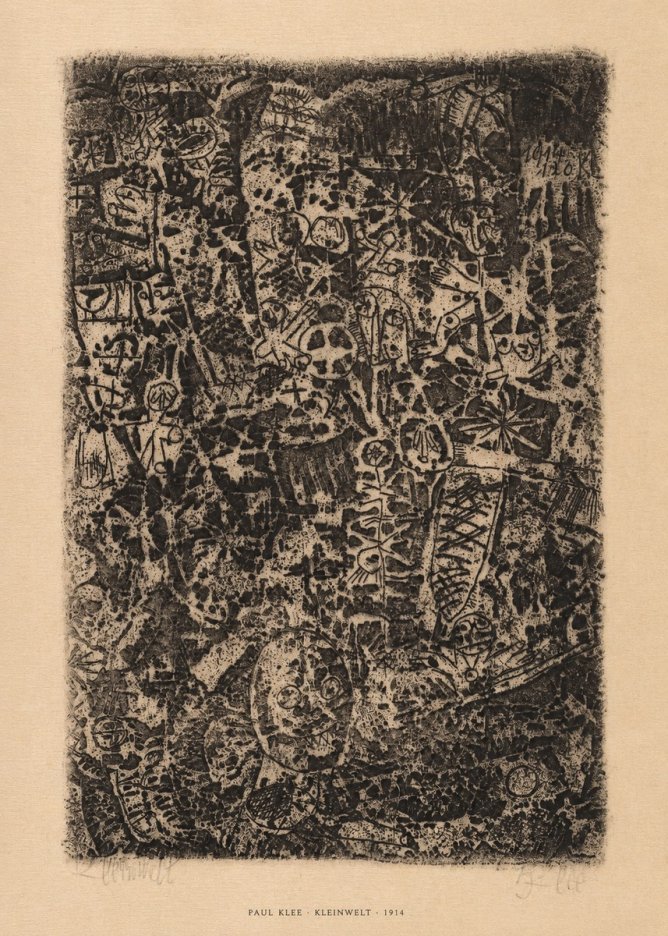 Paul Klee Kleinwelt No5 - Poster