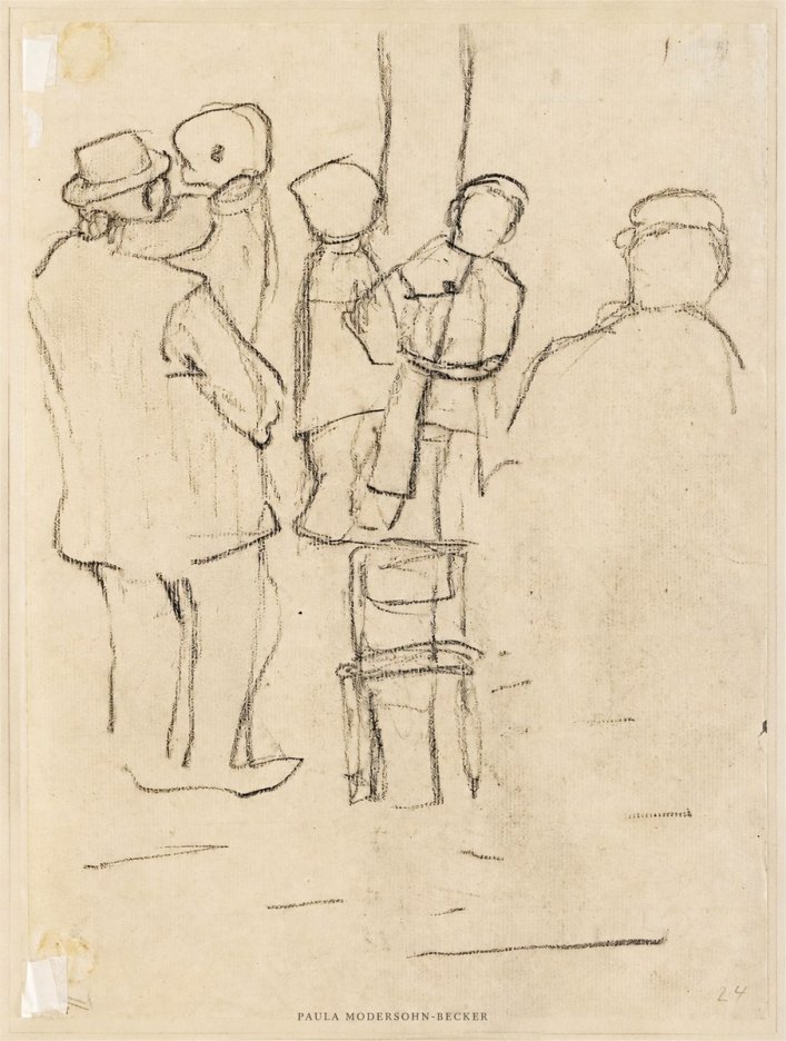 Paula Modersohn-Becker Studies of Figures No5 - Poster