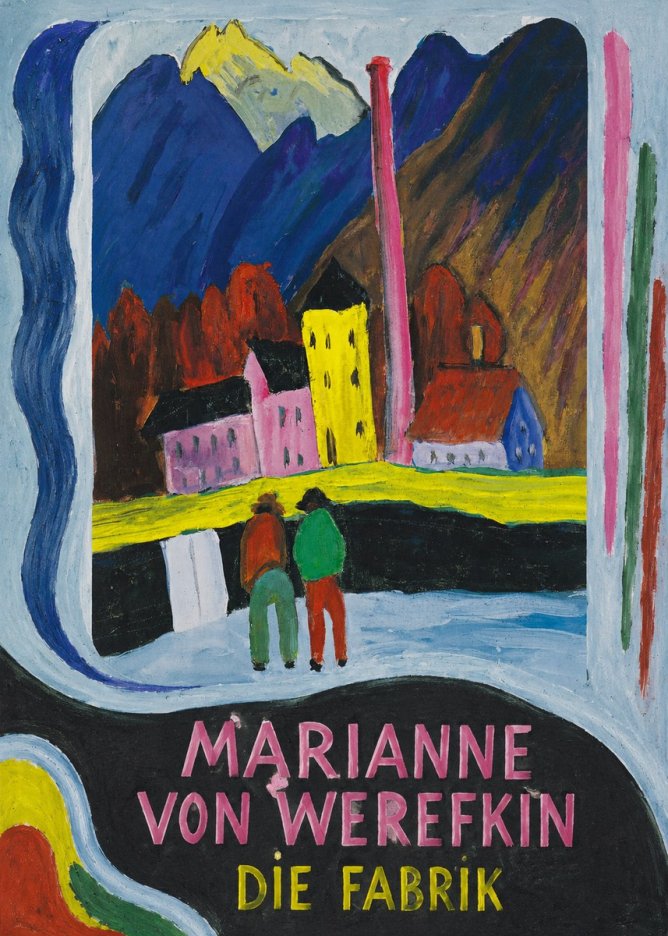 Marianne von Werefkin Die Fabrik No5 - Poster