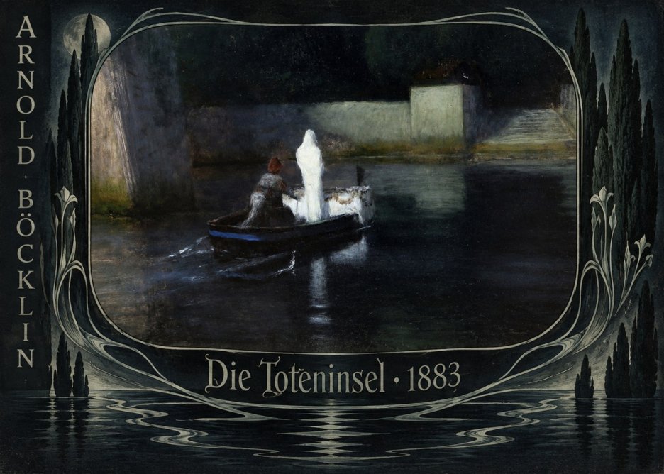 Arnold Böcklin Die Toteninsel III No6 - Poster