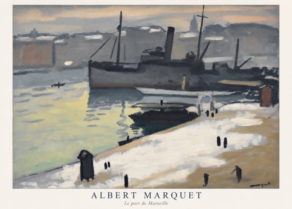 Albert Marquet Le Port De Marseille I No5 - Poster