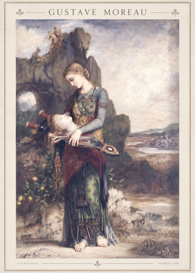Gustave Moreau Salome with the Head of John the Baptist No2 - Poster