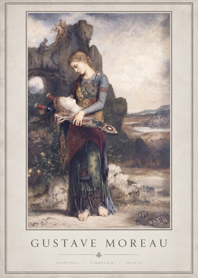 Gustave Moreau Salome with the Head of John the Baptist No3 - Poster