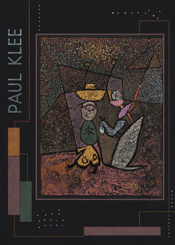 Paul Klee Man, Beast and Plant No2 - Poster
