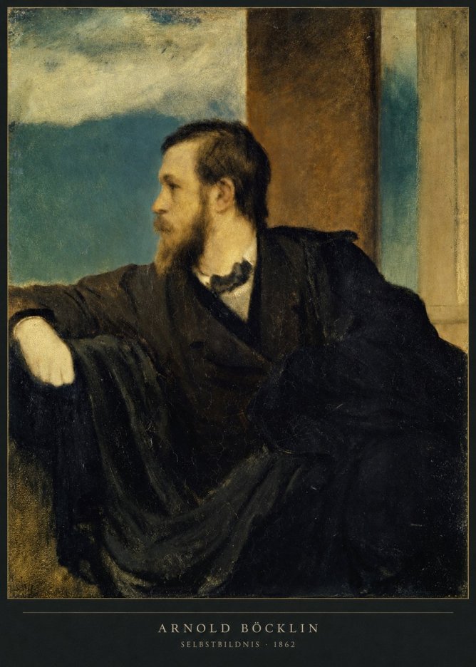 Arnold Böcklin Selbstbildnis No2 - Poster