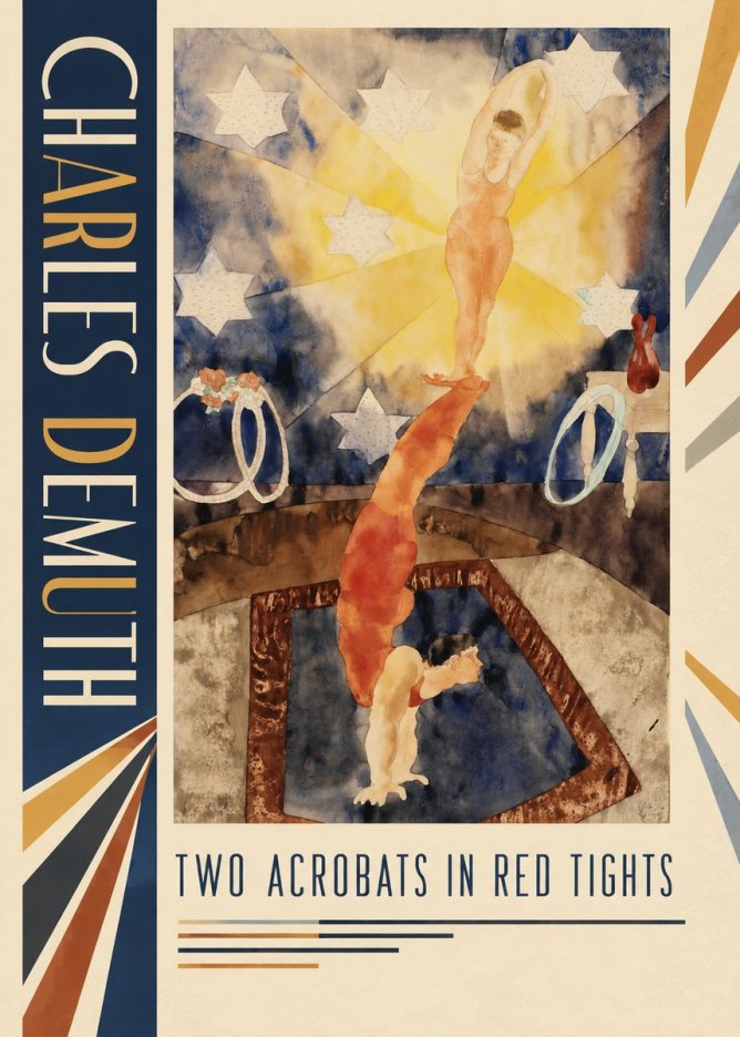 Charles Demuth Two Acrobats in Red Tights No2 - Poster