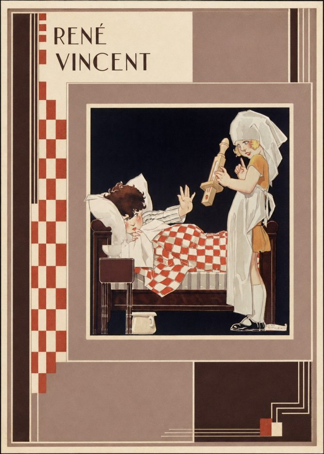 René Vincent The Little Patient No4 - Poster