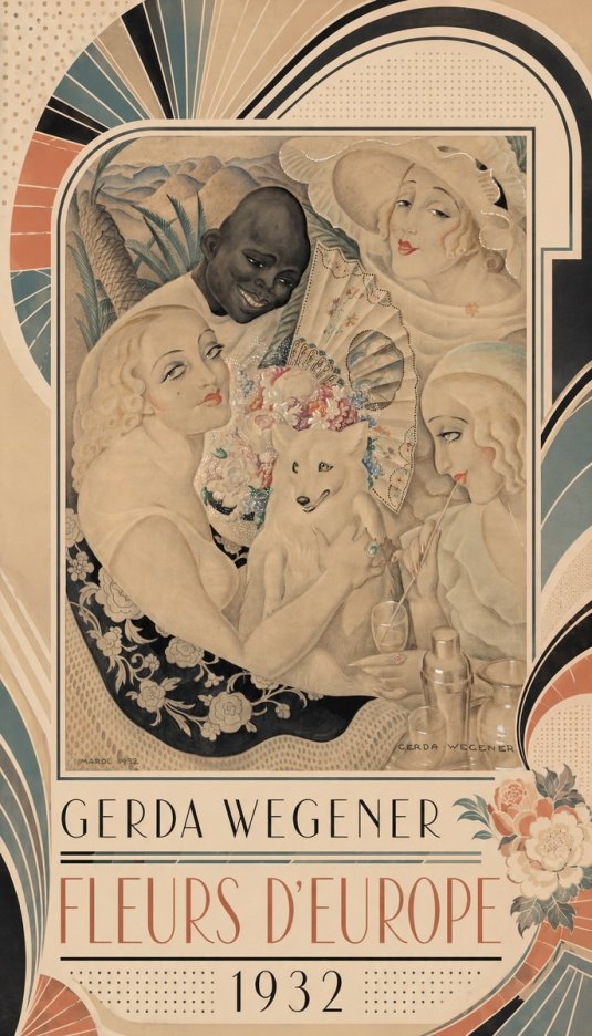 Gerda Wegener Fleurs D'europe No5 - Poster