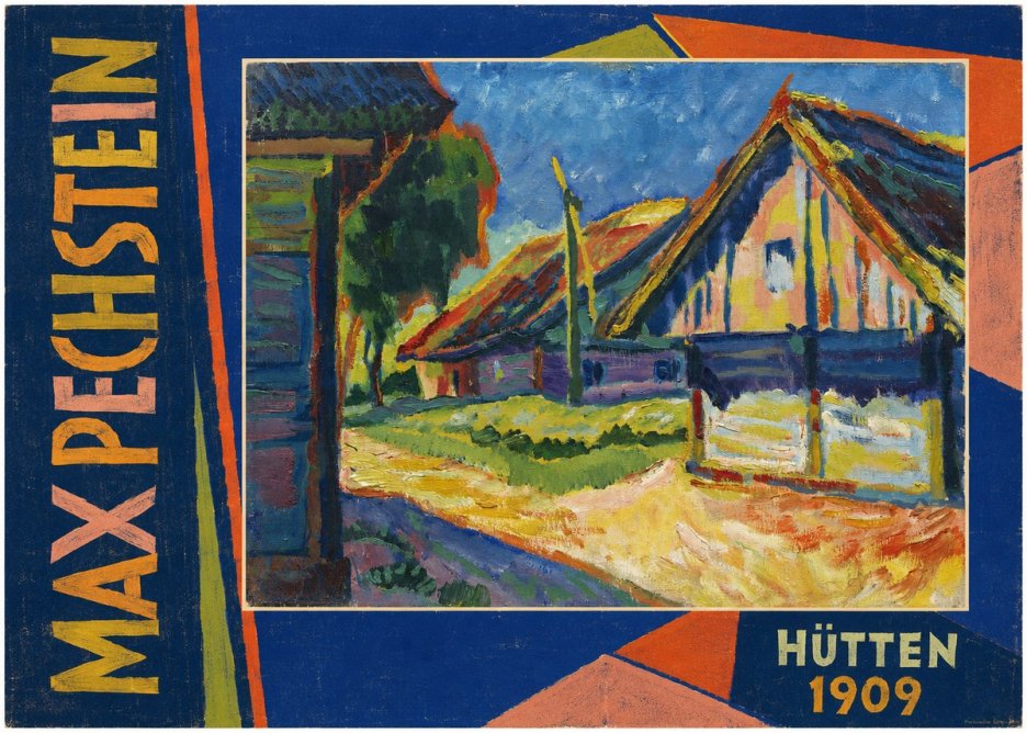 Max Pechstein Hütten 1909 No2 - Poster
