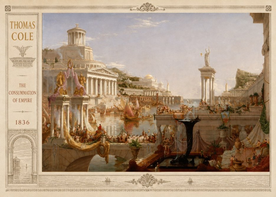 Thomas Cole The Consummation of Empire No2 - Poster