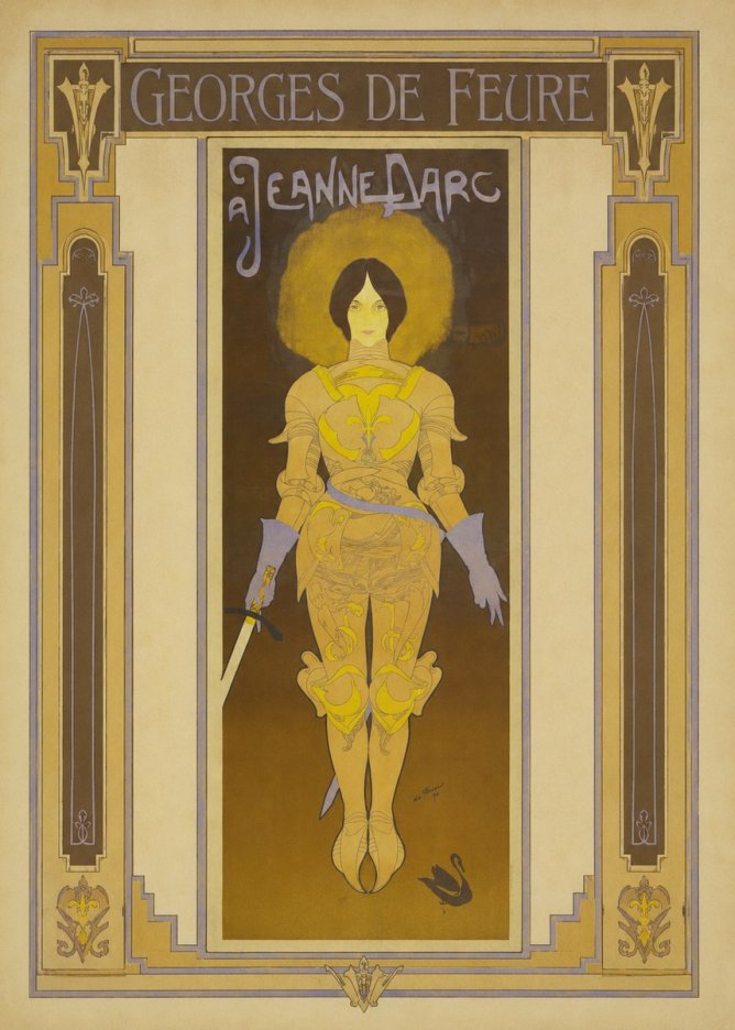 Georges de Feure À Jeanne D'arc No3 - Poster