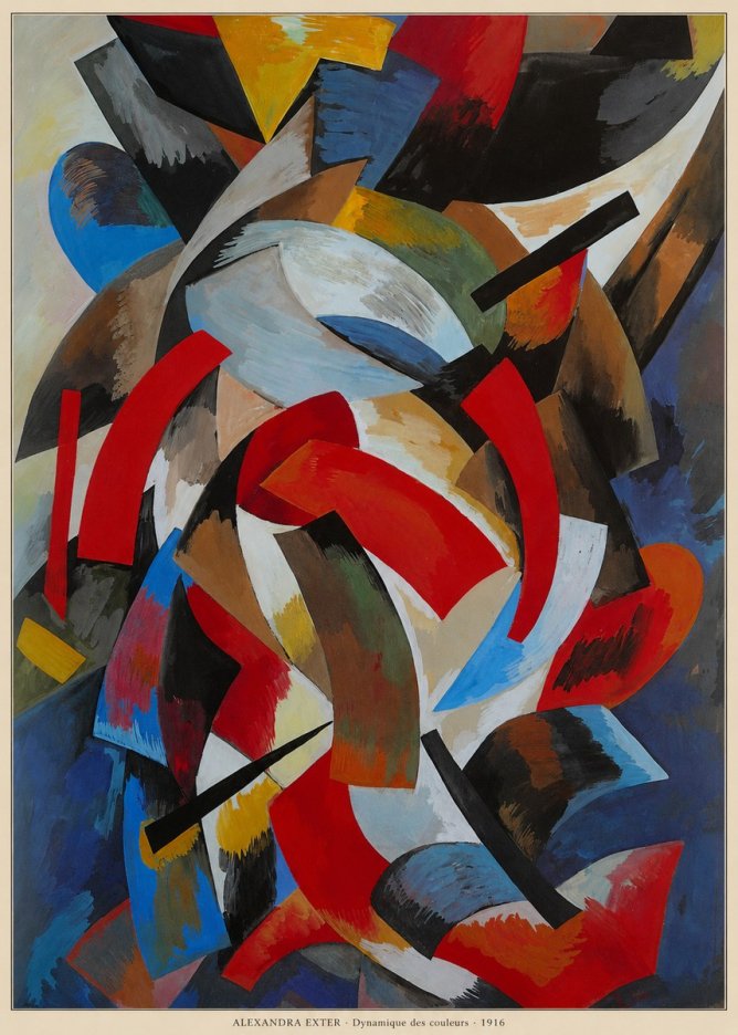 Alexandra Exter Dynamique Des Couleurs 1916 No6 - Poster