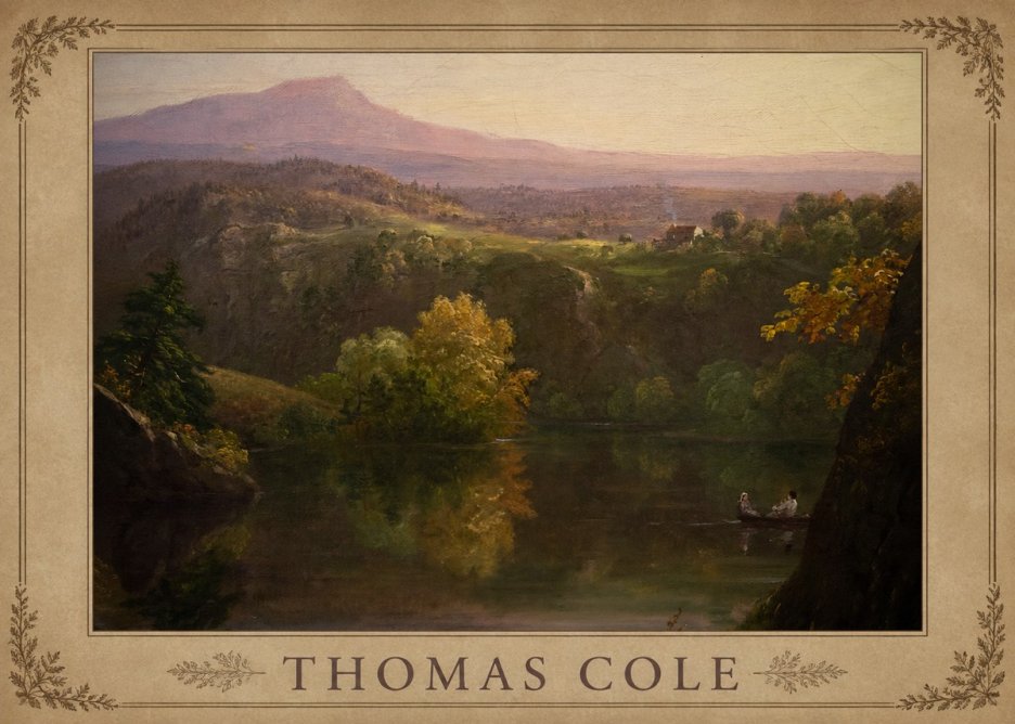 Thomas Cole View of the Catskill Mountains, Early Autumn No4 - Poster